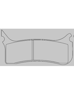Plaquettes de frein BERINGER Racing métal fritté - KIT1100R2