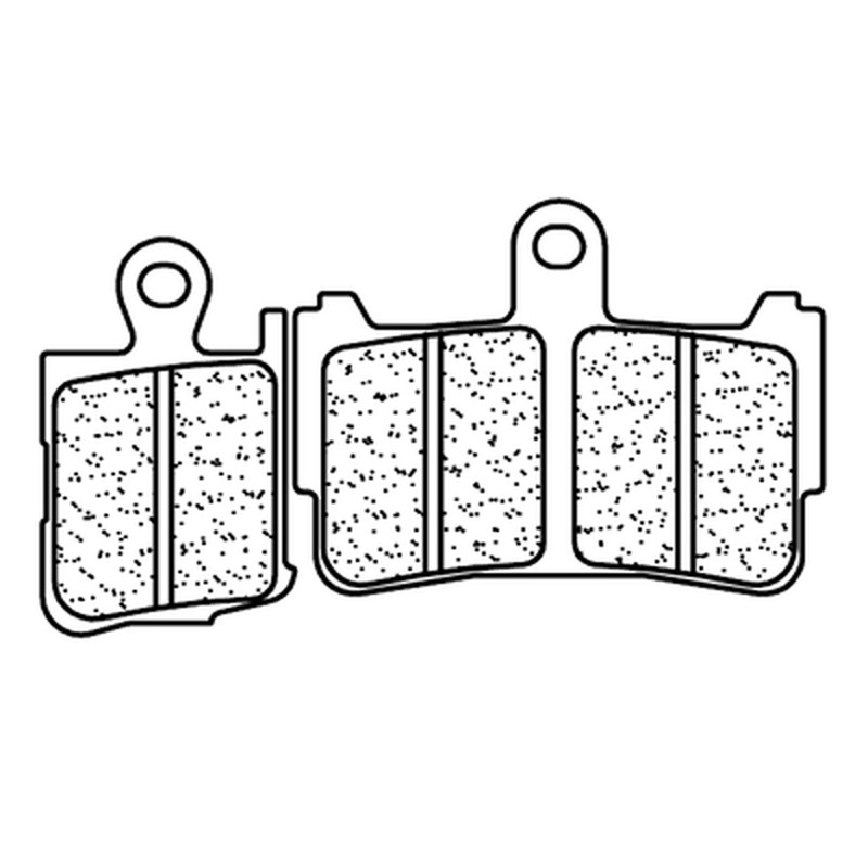Plaquettes de frein CL BRAKES route métal fritté - 1216XBK5 Plaquettes de frein CL BRAKES route métal fritté - 1216XBK5