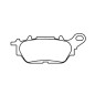 Plaquettes de frein CL BRAKES Maxi Scooter métal fritté - 3099MSC Plaquettes de frein CL BRAKES Maxi Scooter métal fritté - 3099MSC