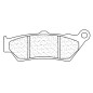 Plaquettes de frein CL BRAKES Racing métal fritté - 2396C60