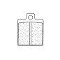 Plaquettes de frein CL BRAKES route métal fritté - 2249S4