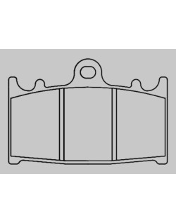 Plaquettes de frein BERINGER Racing métal fritté - KIT2654R2