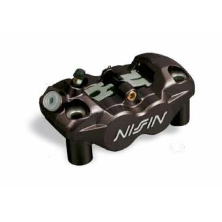 Etrier de frein 4 pistons radial avant gauche Noir Nissin