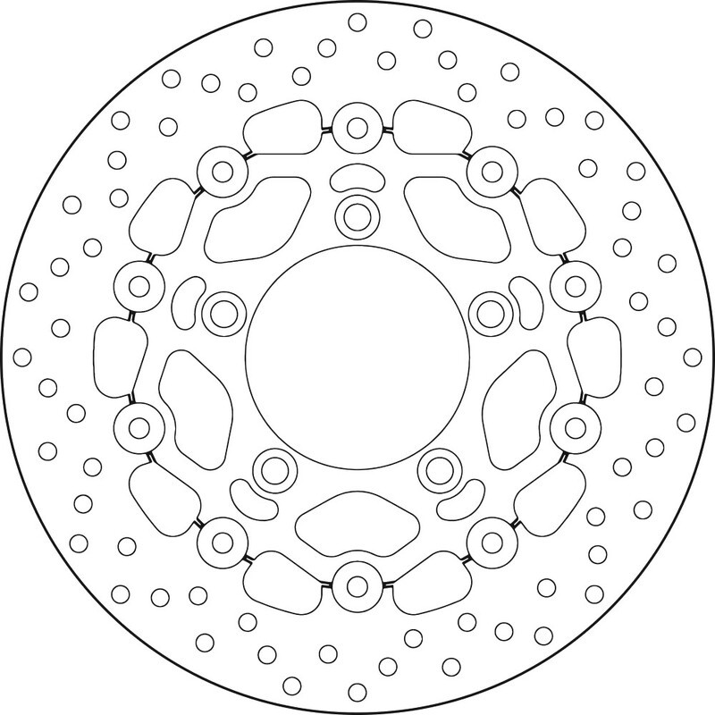 Disque de frein BREMBO Serie Oro rond flottant