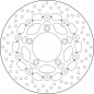 Disque de frein BREMBO Serie Oro rond flottant