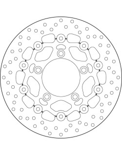 Disque de frein BREMBO Serie Oro rond flottant