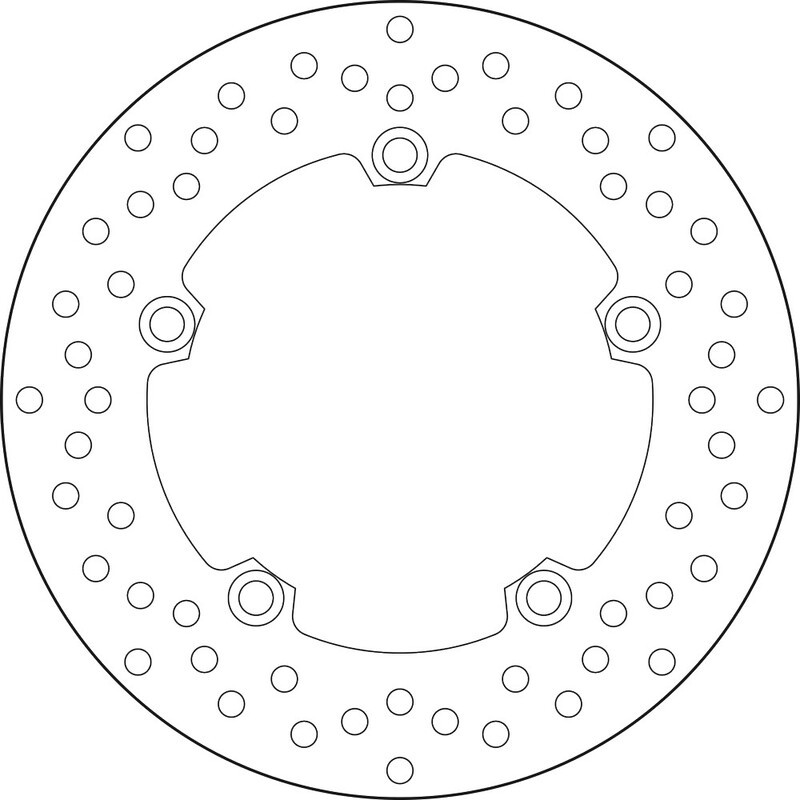 Disque de frein BREMBO Serie Oro rond fixe