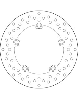 Disque de frein BREMBO Serie Oro rond fixe