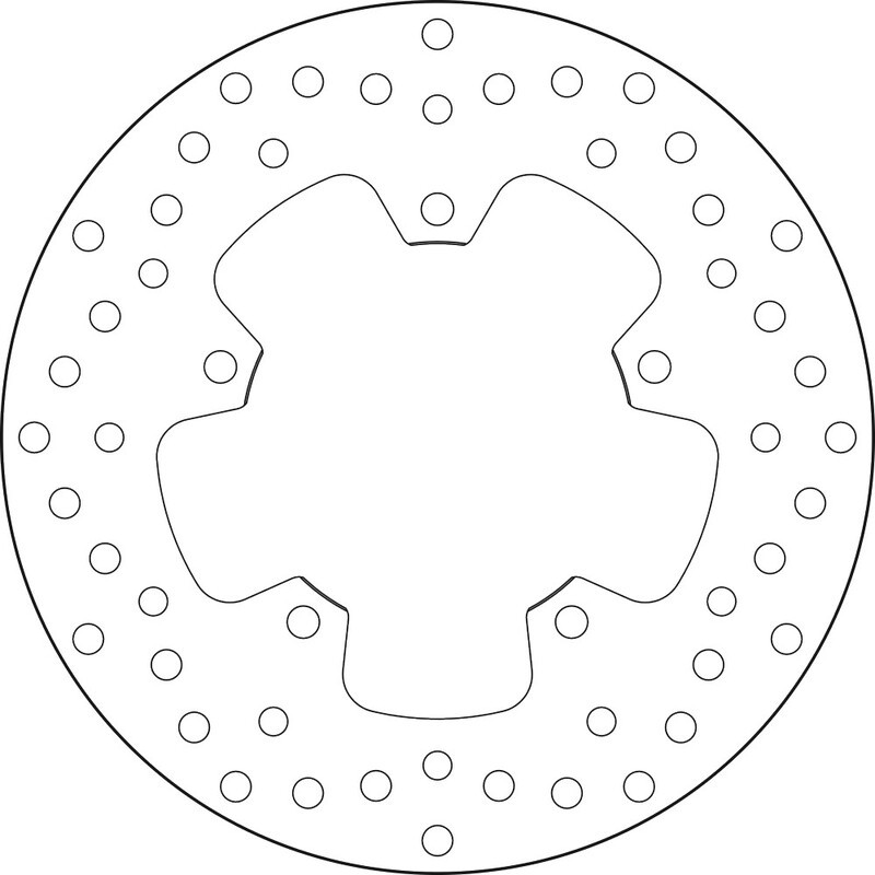 Disque de frein BREMBO Serie Oro rond fixe Disque de frein BREMBO Serie Oro rond fixe