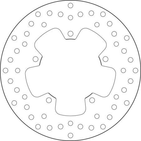 Disque de frein BREMBO Serie Oro rond fixe