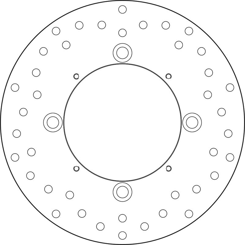 Disque de frein BREMBO Serie Oro rond fixe