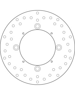 Disque de frein BREMBO Serie Oro rond fixe