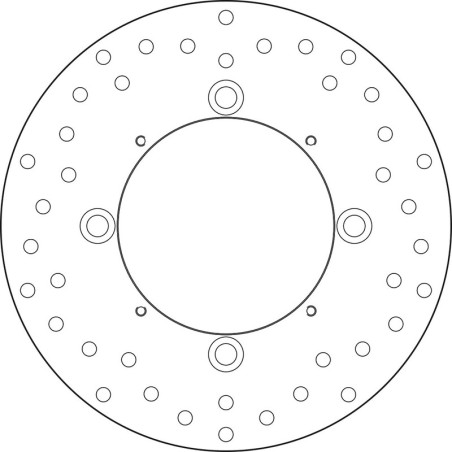 Disque de frein BREMBO Serie Oro rond fixe