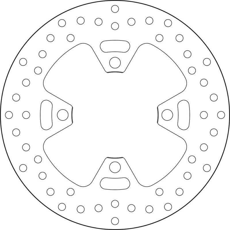Disque de frein BREMBO Serie Oro rond fixe
