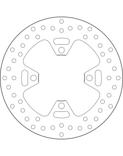 Disque de frein BREMBO Serie Oro rond fixe