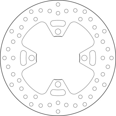 Disque de frein BREMBO Serie Oro rond fixe