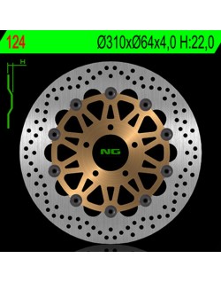 Disque de frein NG BRAKES rond flottant
