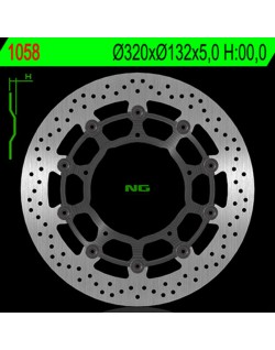Disque de frein NG BRAKES rond flottant