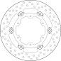 Disque de frein BREMBO Serie Oro rond flottant Disque de frein BREMBO Serie Oro rond flottant