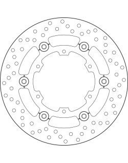 Disque de frein BREMBO Serie Oro rond flottant