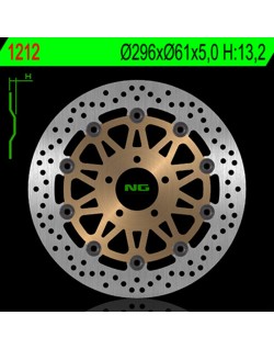 Disque de frein NG BRAKES rond flottant