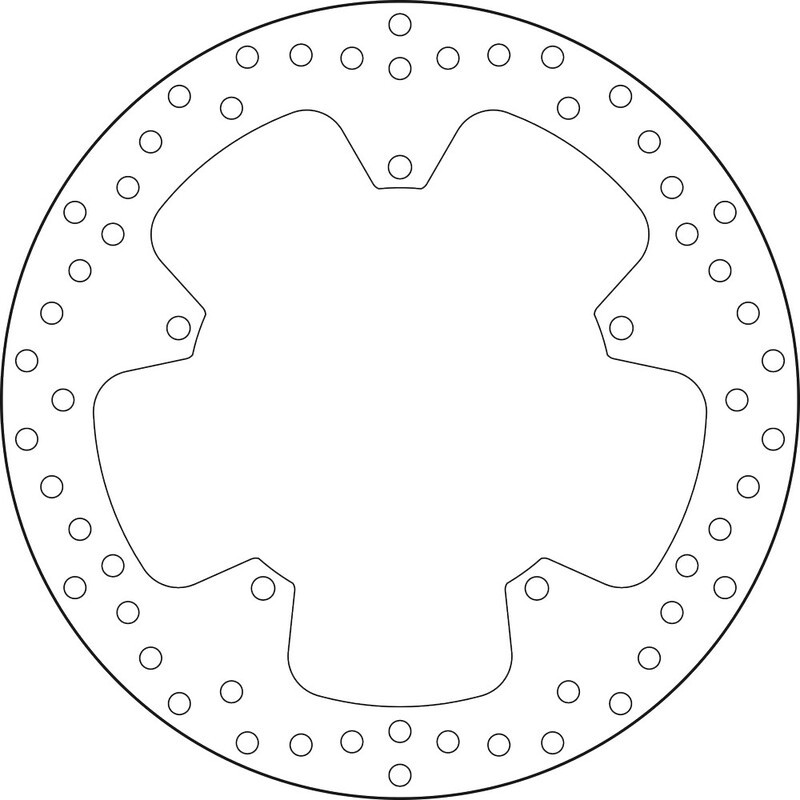 Disque de frein BREMBO Serie Oro rond fixe Disque de frein BREMBO Serie Oro rond fixe