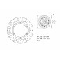Disque de frein BREMBO Serie Oro rond fixe