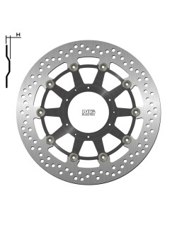 Disque de frein NG BRAKES rond flottant