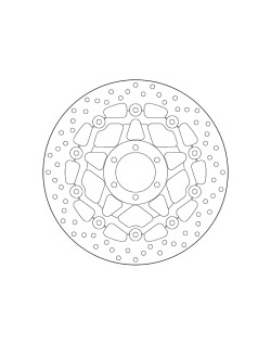 Disque de frein BREMBO Serie Oro rond flottant