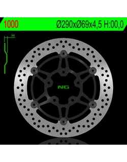 Disque de frein NG BRAKES rond flottant