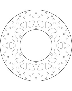 Disque de frein BREMBO Serie Oro rond fixe