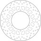 Disque de frein BREMBO Serie Oro rond fixe Disque de frein BREMBO Serie Oro rond fixe
