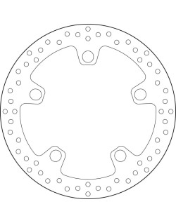 Disque de frein BREMBO Serie Oro rond fixe