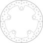 Disque de frein BREMBO Serie Oro rond fixe