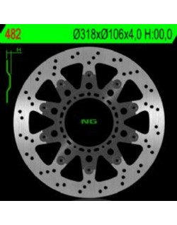 Disque de frein NG BRAKES rond flottant