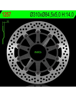 Disque de frein NG BRAKES rond fixe