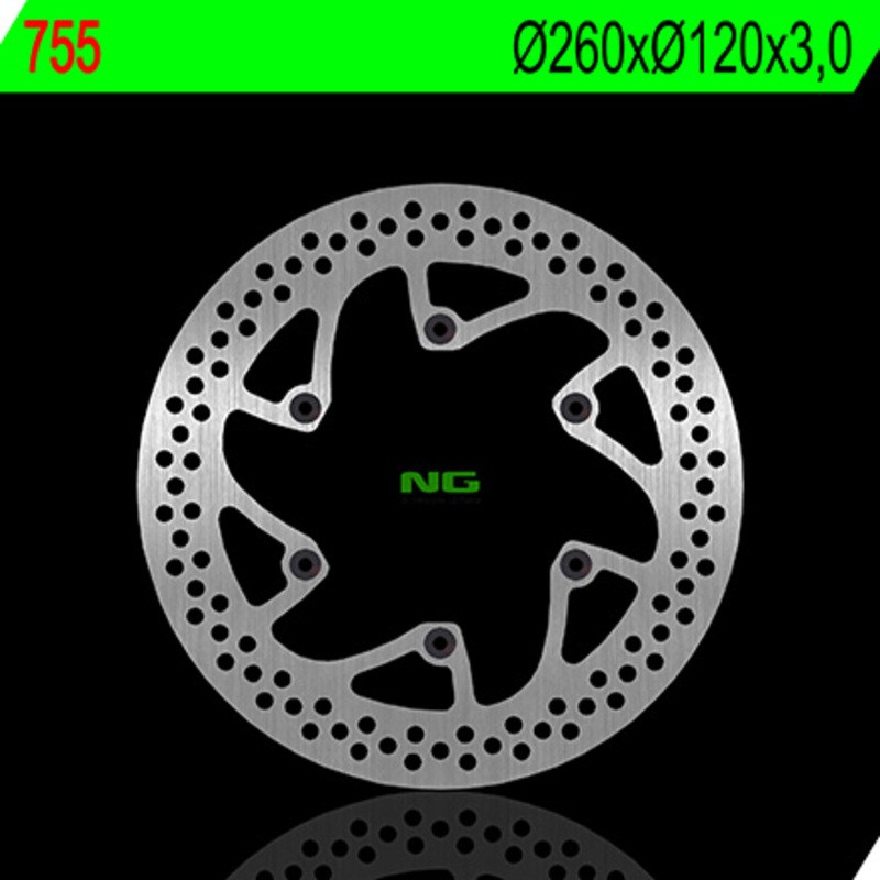 Disque de frein NG BRAKES rond fixe