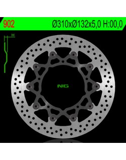 Disque de frein NG BRAKES rond flottant