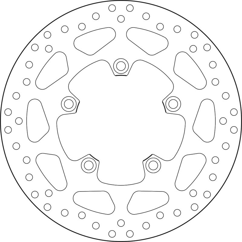 Disque de frein BREMBO Serie Oro rond fixe