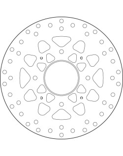 Disque de frein BREMBO Serie Oro rond fixe