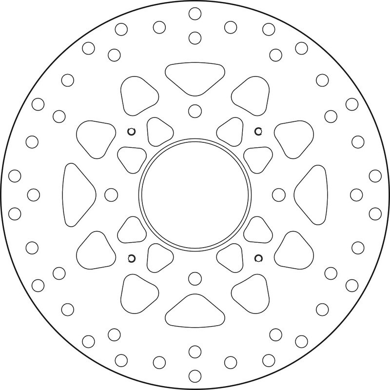 Disque de frein BREMBO Serie Oro rond fixe