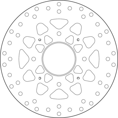 Disque de frein BREMBO Serie Oro rond fixe