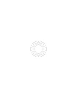 Disque de frein BREMBO Serie Oro rond fixe
