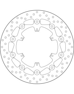 Disque de frein BREMBO Serie Oro rond flottant