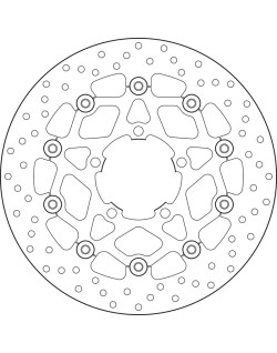 Disque de frein BREMBO Serie Oro rond flottant