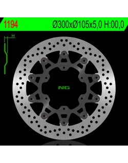 Disque de frein NG BRAKES rond flottant