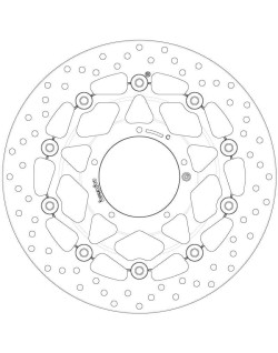 Disque de frein BREMBO Serie Oro rond flottant