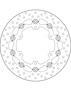 Disque de frein BREMBO Serie Oro rond flottant