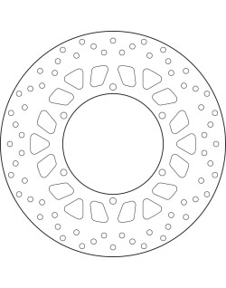 Disque de frein BREMBO Serie Oro rond fixe