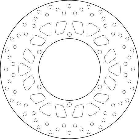 Disque de frein BREMBO Serie Oro rond fixe